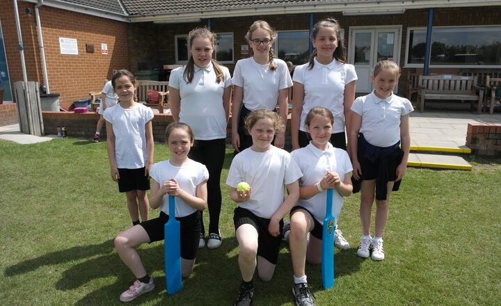 Image of Girls' Cricket Team's Creditable Performance